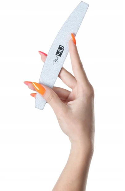 Nail4U Pilnik papierowy Basic Łódka gradacja 100/180 25szt