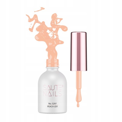 Saute Nails Lakier Hybrydowy do paznokci S297 Peach Joy 8ml