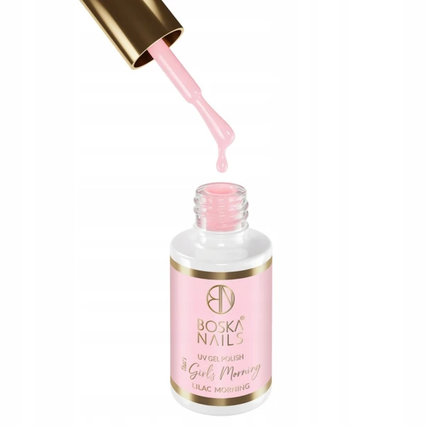 Boska Nails Liliowy Lakier hybrydowy 561 LILAC MORNING 6ml