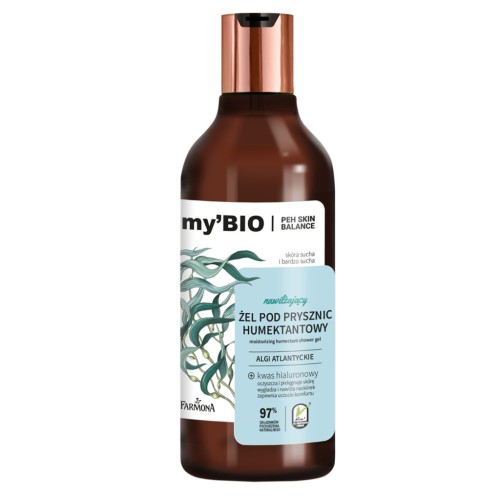 Farmona My'BIO żel pod prysznic Humektanowy algi, kwas hialuronowy 500ml