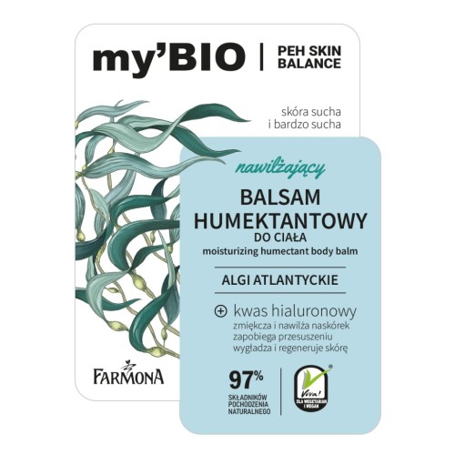 Farmona My'BIO żel pod prysznic Humektanowy algi, kwas hialuronowy 500ml