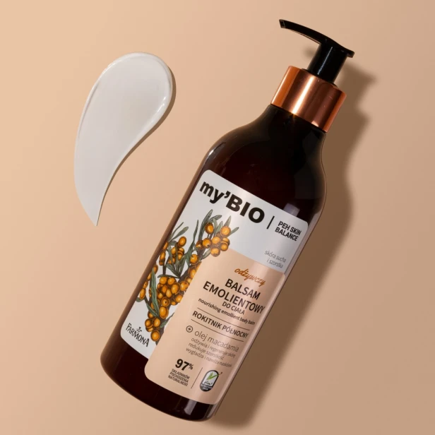 Farmona My'BIO Balsam do ciała Emolientowy Rokitnik Olej Makadamia 400ml