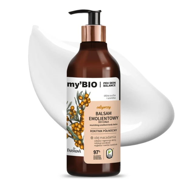 Farmona My'BIO Balsam do ciała Emolientowy Rokitnik Olej Makadamia 400ml