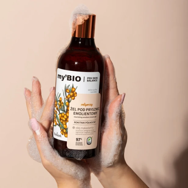 Farmona my'BIO odżywczy Żel pod prysznic emolientowy Rokitnik Północn 500ml