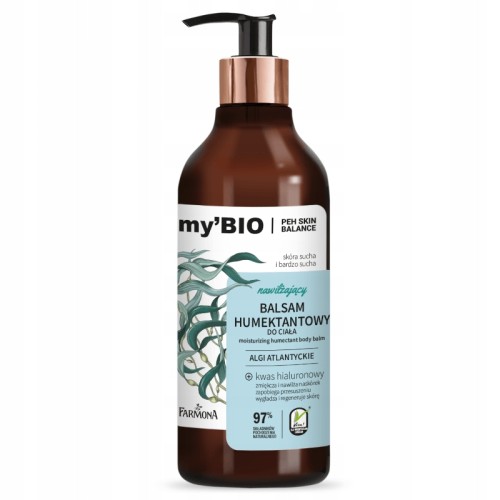 Farmona My'BIO Balsam humektantowy Algi Atlantyckie kwas hialuronowy 400ml