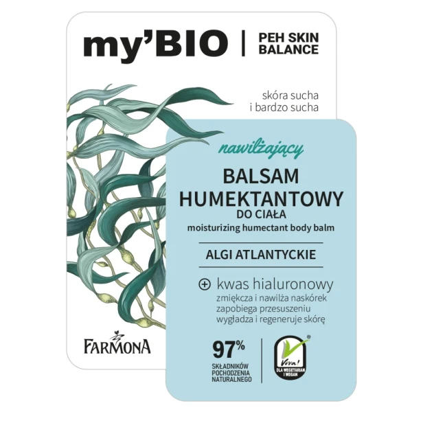 Farmona My'BIO Balsam humektantowy Algi Atlantyckie kwas hialuronowy 400ml
