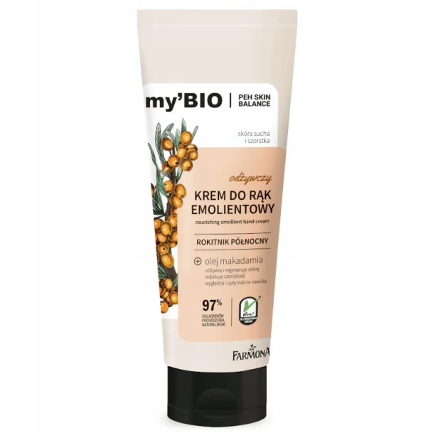 Farmona My'BIO Odżywczy krem emolientowy do rąk Rokitnik Północny 100ml