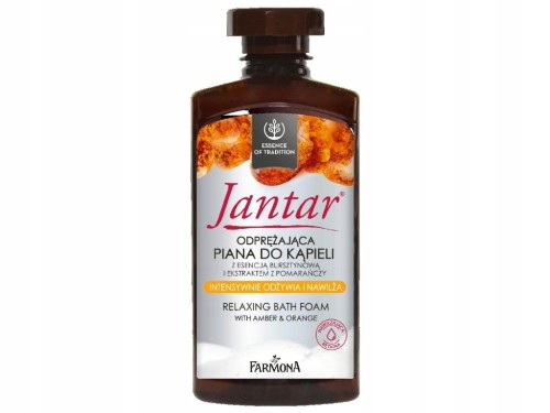 Farmona Jantar Odprężająca piana do kąpieli z esencją bursztynową 330ml