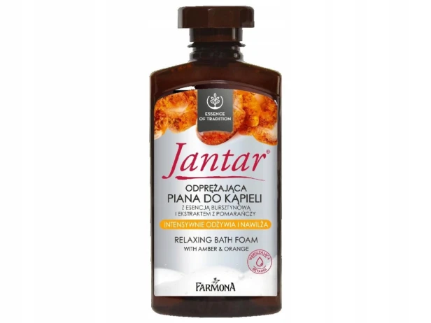 Farmona Jantar Odprężająca piana do kąpieli z esencją bursztynową 330ml