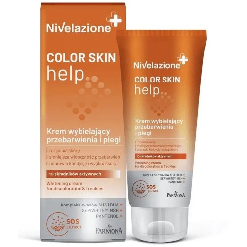 Farmona Nivelazione Color Skin Krem wybielający przebarwienia i piegi 50ml