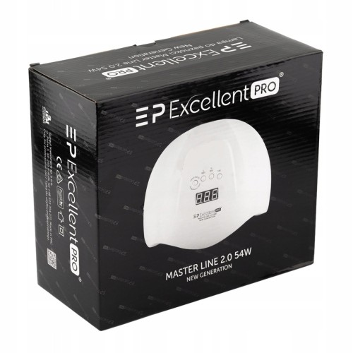 Excellent PRO biała lampa do paznokci manicure 54W UV/LED Master Line 2.0