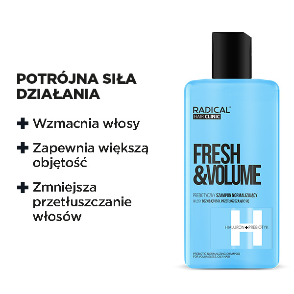 Farmona RADICAL HAIR Fresh&Volume Prebiotyczny szampon normalizujący 300ml