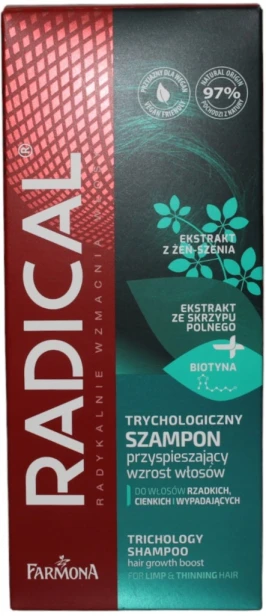 Farmona Radical Trychologiczny Szampon przyspieszający wzrost włosów 200ml