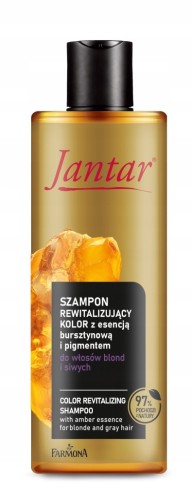 Farmona Jantar Szampon rewitalizujący kolor do włosów Blond i Siwych 300ml