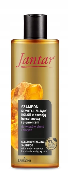 Farmona Jantar Szampon rewitalizujący kolor do włosów Blond i Siwych 300ml