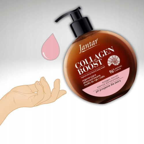 Farmona Jantar Collagen Boost Regenerujące skoncentrowane Mydło do rąk 400m