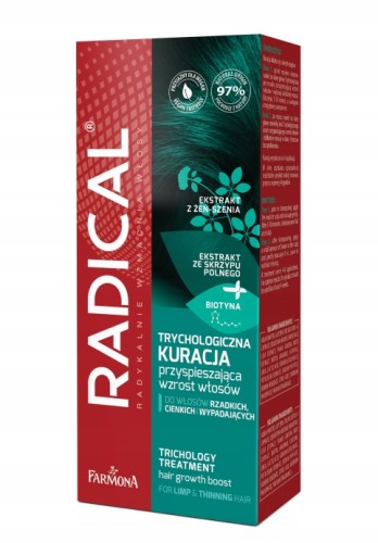Farmona Radica Trychologiczna Kuracja Przyspieszająca Wzrost Włosów 20+50ml