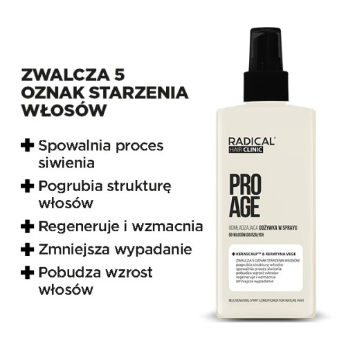 Farmona Radical PRO AGE Odżywka odmładzająca w sprayu włosy dojrzałe 200ml