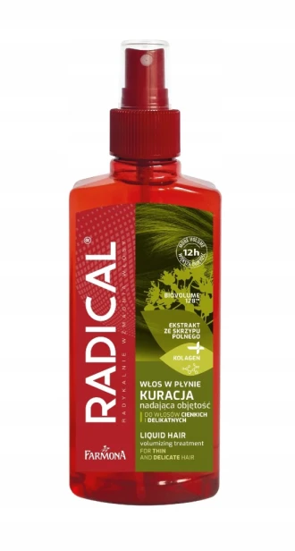 Farmona Radical Włos w płynie kuracja nadająca objętość włosy cienkie 75ml