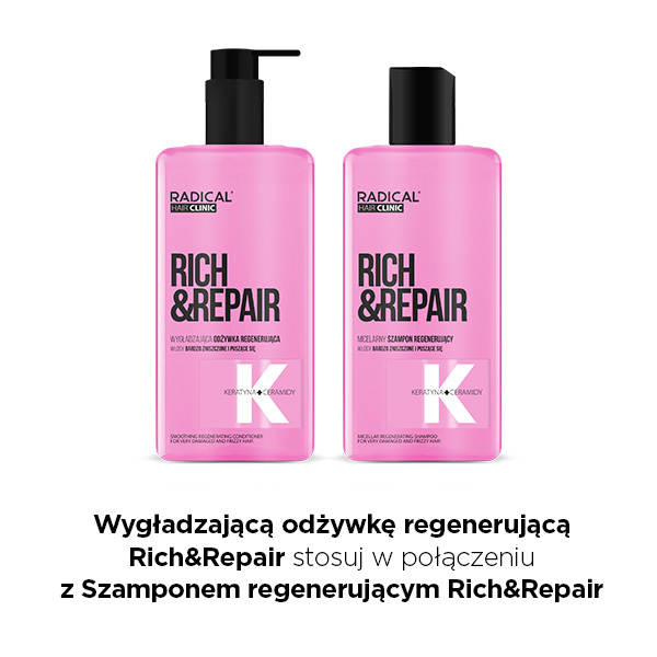 Farmona RADICAL Rich&Repair Odżywka regenerująca do włosów zniszczonych 260