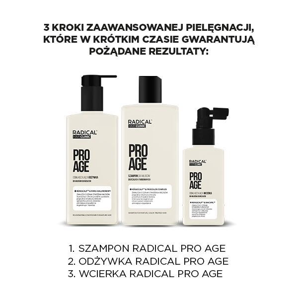Farmona RADICAL PRO AGE Odżywka odmładzająca do włosów dojrzałych 200ml