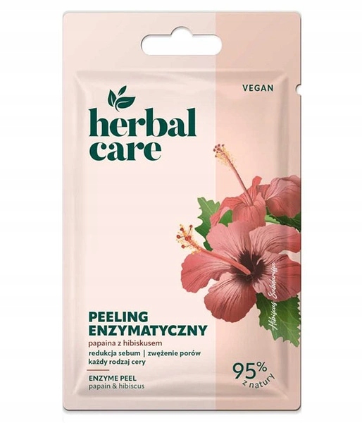 FARMONA Herbal Care Vegan peeling do twarzy enzymatyczny Papaina Hibiskus 7