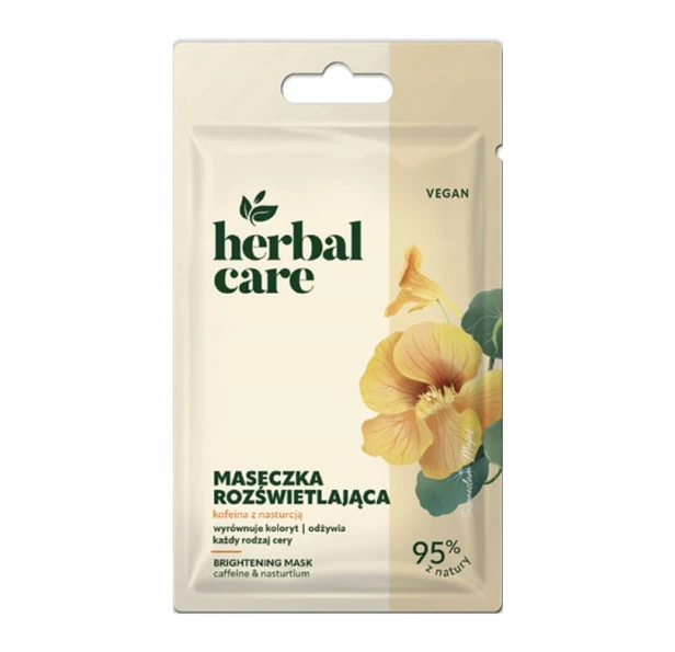 Farmona Herbal Care Maseczka rozświetlająca Kofeina z nasturcją 7g