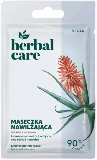 FARMONA Herbal Care Vegan maseczka do twarzy nawilżająca Betaina Aloes 7g