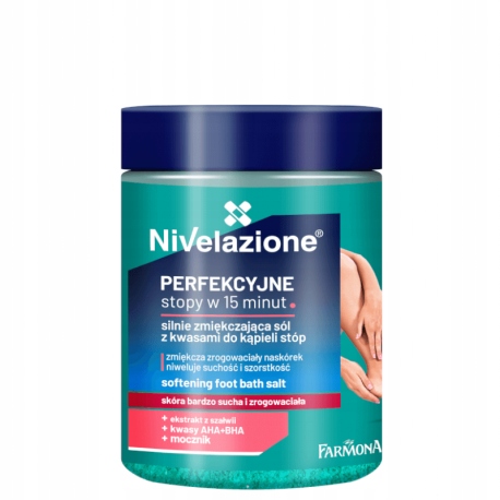 Farmona Nivelazione Silnie zmiękczająca sól z kwasami do kąpieli stóp 350g