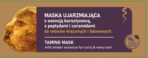 Farmona JANTAR Maska ujarzmiająca z esencją bursztynową, peptydami 200ml