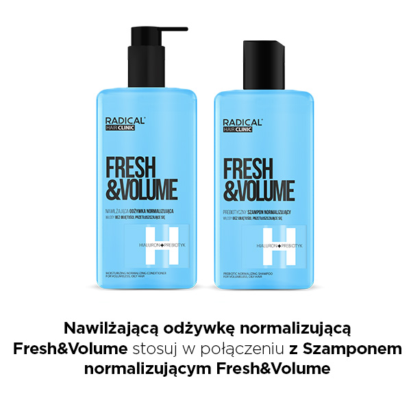 Farmona Radical HAIR Fresh&Volume Nawilżająca odżywka normalizująca 260ml