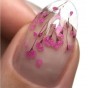 MollyLac Suszone kwiatki do paznokci Pink różowe kwiaty do zdobień