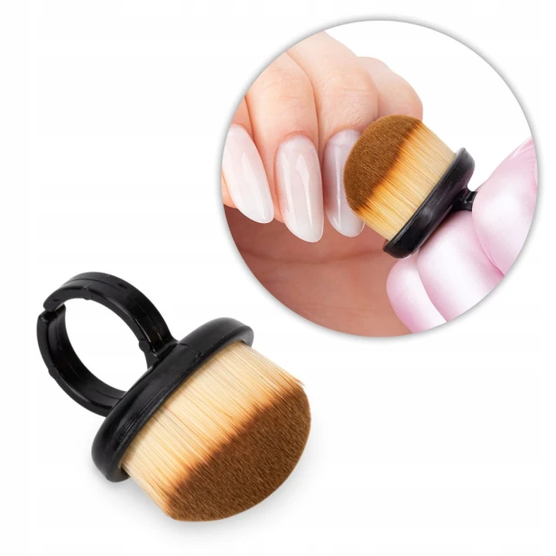 Molly Nails Pędzelek do odpylania Szczoteczka do Usuwania Pyłu Mini Czarna
