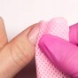 Molly Nails Waciki bezpyłowe perforowane do paznokci różowe 5x5 cm 200szt