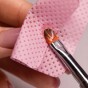 Molly Nails Waciki bezpyłowe perforowane do paznokci różowe 5x5 cm 200szt