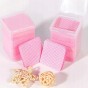 Molly Nails Waciki bezpyłowe perforowane do paznokci różowe 5x5 cm 200szt