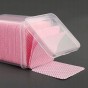 Molly Nails Waciki bezpyłowe perforowane do paznokci różowe 5x5 cm 200szt