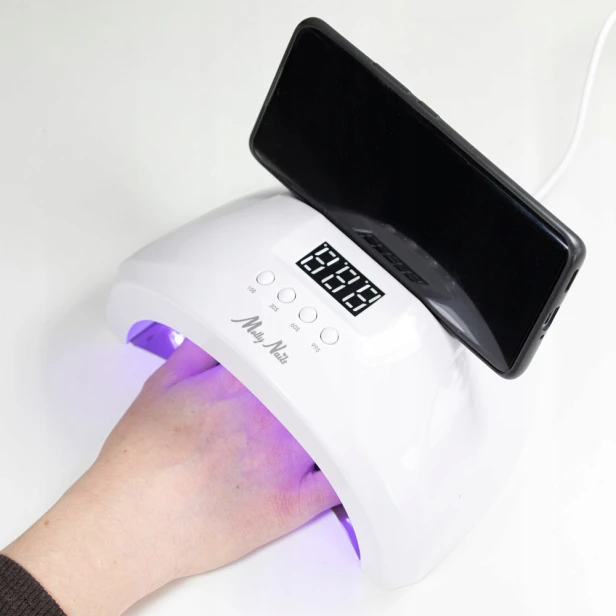 Molly Nails Lampa do paznokci UV/LED 48W SUNS 1SPRO z uchwytem na telefon