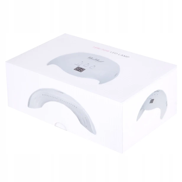 NEONAIL Lampa LED 18W/36 LCD Display 18W biała