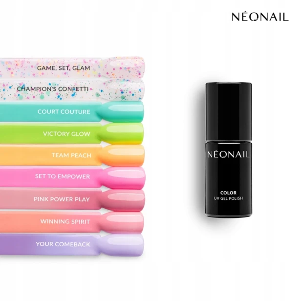 Neonail Lakier Hybrydowy do paznokci GAME, SET, GLAM 7,2ml
