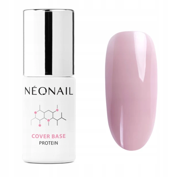 NEONAIL Baza hybrydowa do paznokci Cover Base Protein LIGHT NUDE 7,2ml