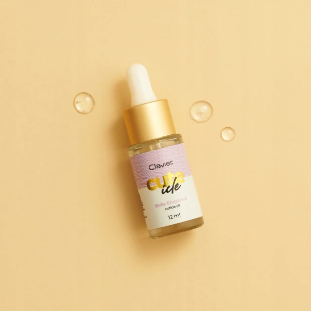 Clavier Oliwka do Skórek i Paznokci z Pipetką Belle Elegance 12ml