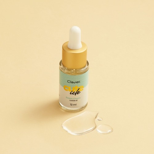 Clavier oliwka do skórek i paznokci z pipetą SWEET CHARM 12ml