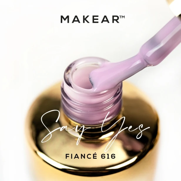 Makear Lakier Hybrydowy do paznokci Gel Polish róż/lila 616 SAY YES 8ml