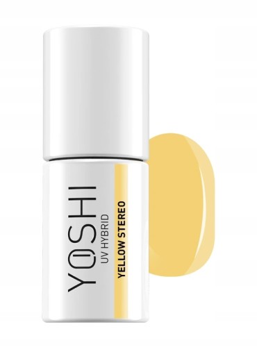 Yoshi Lakier Hybrydowy do paznokci Cooltove Pastelowe 802 YELLOW STEREO 6ml