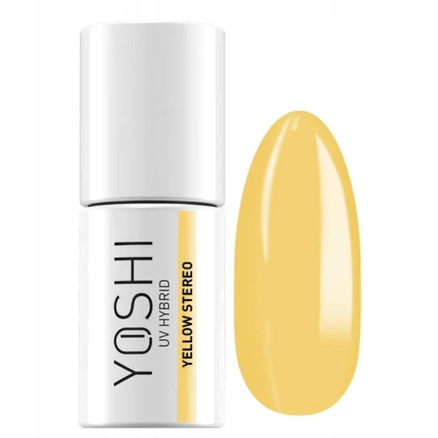 Yoshi Lakier Hybrydowy do paznokci Cooltove Pastelowe 802 YELLOW STEREO 6ml