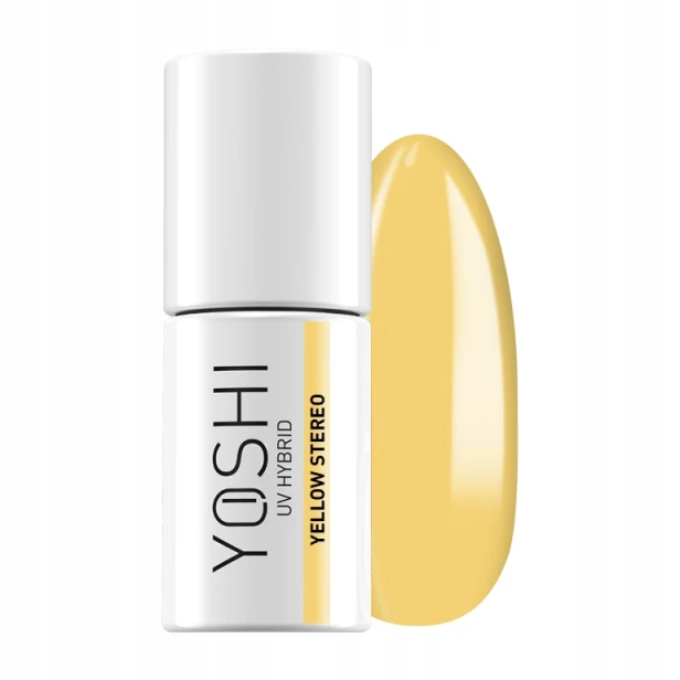 Yoshi Lakier Hybrydowy do paznokci Cooltove Pastelowe 802 YELLOW STEREO 6ml