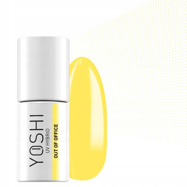 Yoshi Lakier Hybrydowy Neonowy Żółty Intensywny Letni 285 OUT OF OFFICE 6ml