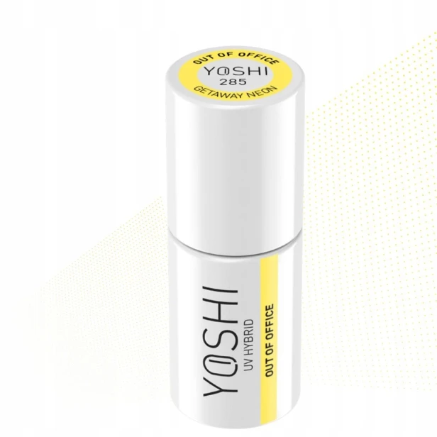 Yoshi Lakier Hybrydowy Neonowy Żółty Intensywny Letni 285 OUT OF OFFICE 6ml