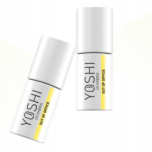 Yoshi Lakier Hybrydowy Neonowy Żółty Intensywny Letni 285 OUT OF OFFICE 6ml